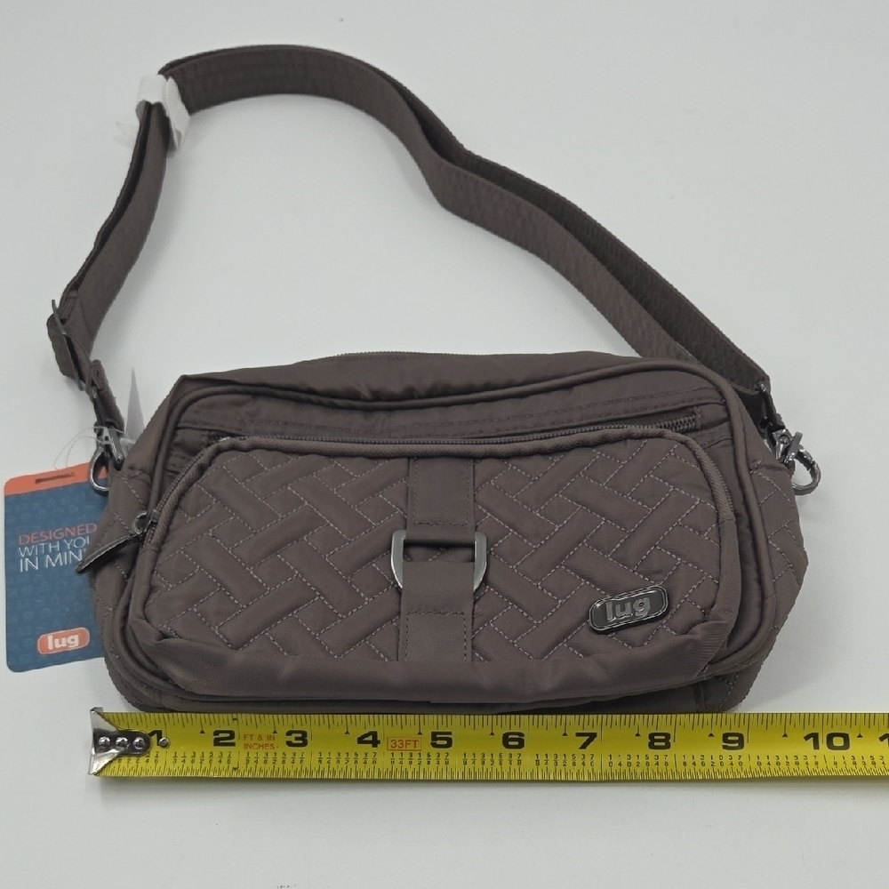 Lug Carousel Quilted Messenger Bag in Walnut NWT - Picture 16 of 16